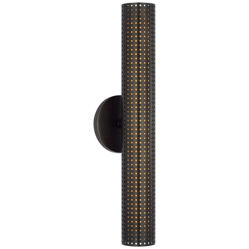 LED Wall Sconce from the Precision Collection in Bronze Finish by Visual Comfort Signature