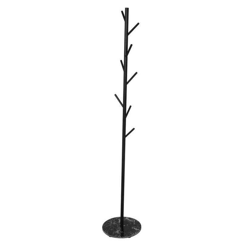 Levede Coat Rack Hat Clothes Stand Hanger Black