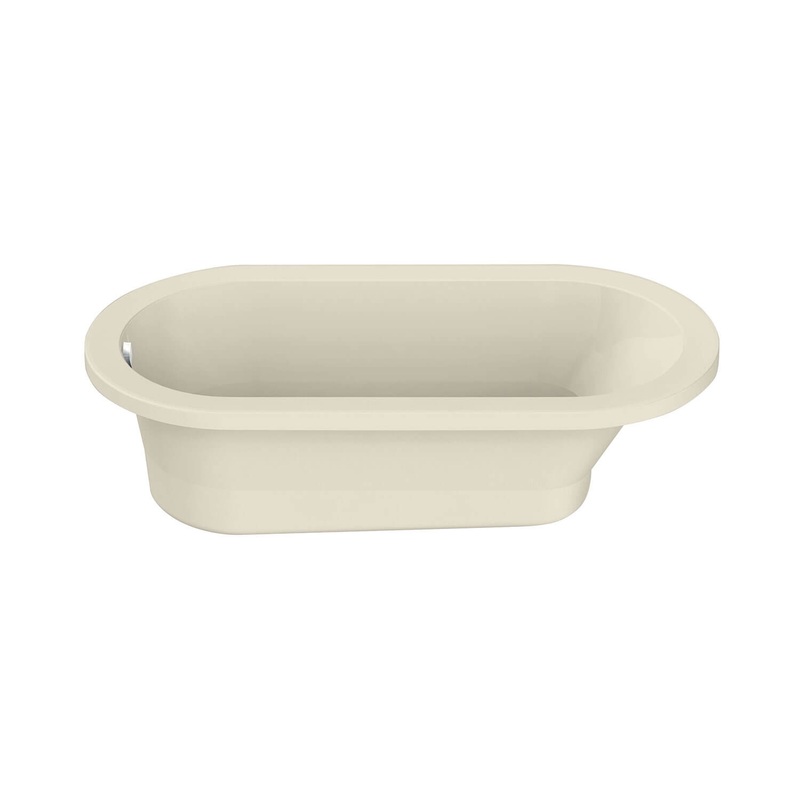 MAAX 102788-054-004 Aigo 72 x 36 Acrylic Undermount End Drain Hydrofeel Bathtub in Bone