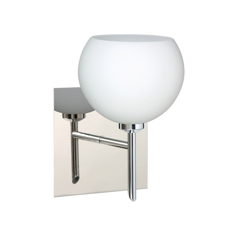 One Light Wall Sconce from the Palla Collection in Chrome Finish by Besa