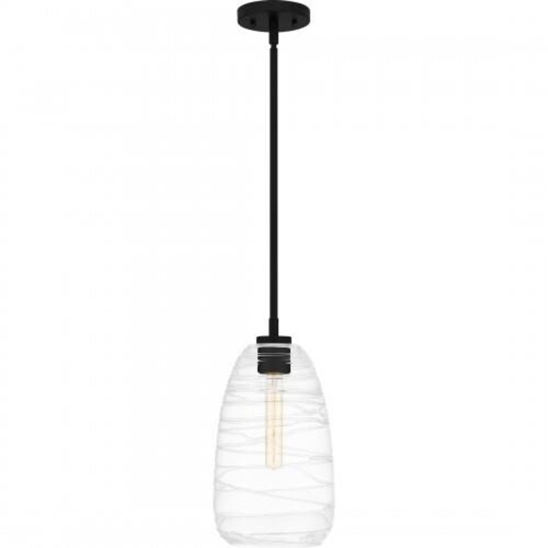 Quoizel QPP6165MBK Quoizel Piccolo Pendant Mini pendant 1 light matte black Mini Pendant
