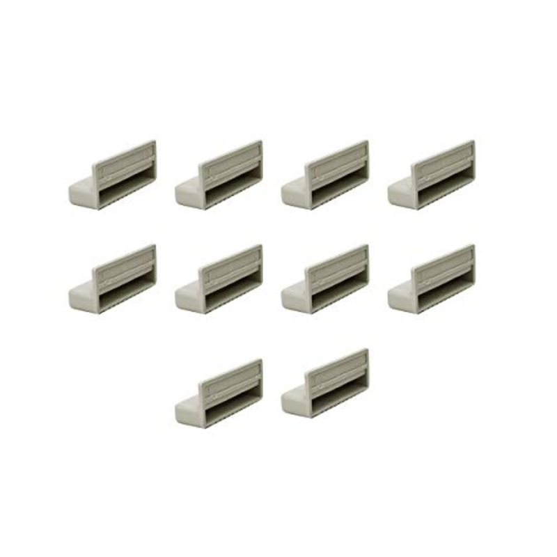 Supporti per doghe letto singolo in struttura di legno, 63mm (confezione da 10)