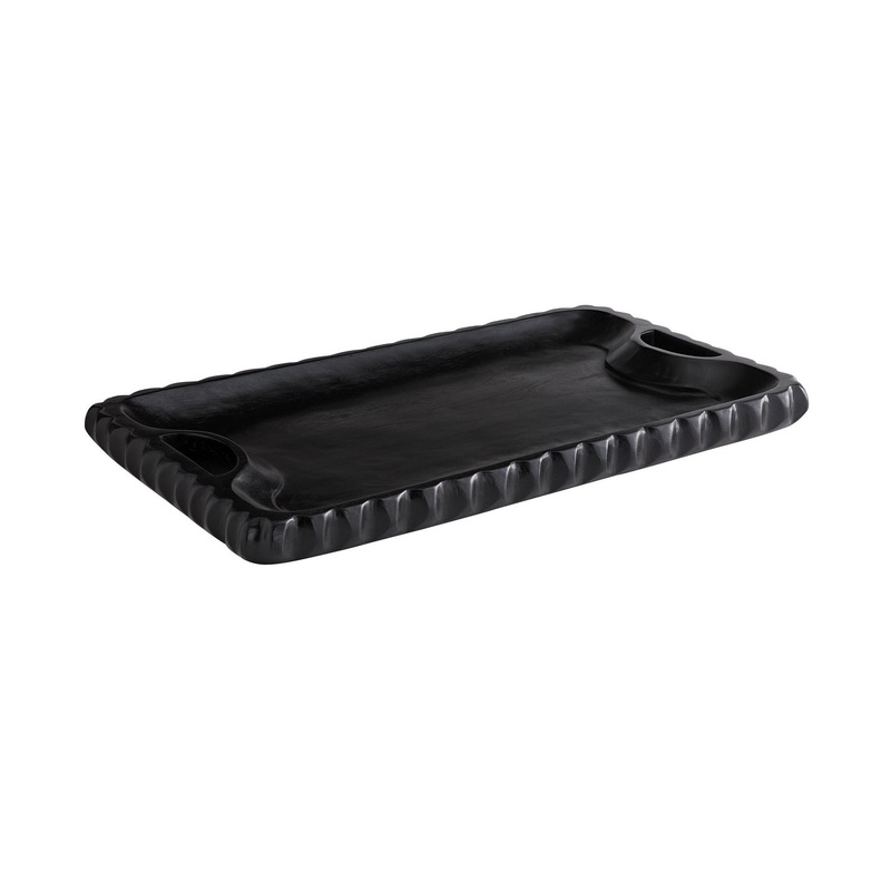 Arteriors 5580 Evans Tray Ebony
