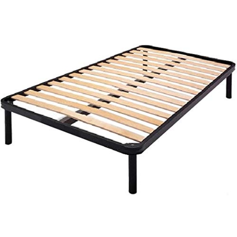 DOLCI SOGNI Rete Una Piazza e Mezza, Rete 120X190 per Letto una Piazza e Mezza, 100% Made in Italy, Rete a Doghe in Legno con Struttura Letto 120×190 in Ferro, Massima Stabilit e Sostegno