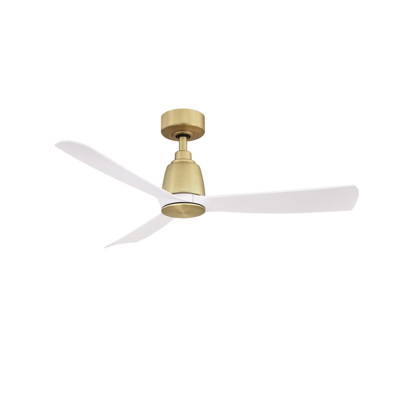 Fanimation FPD8547BS Kute 44 44″ Ceiling Fan Brushed Satin Brass