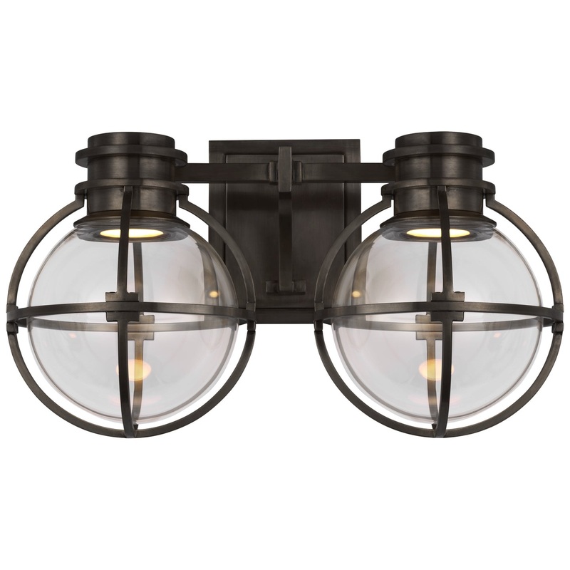 LED Wall Sconce from the Gracie Collection in Bronze Finish by Visual Comfort Signature