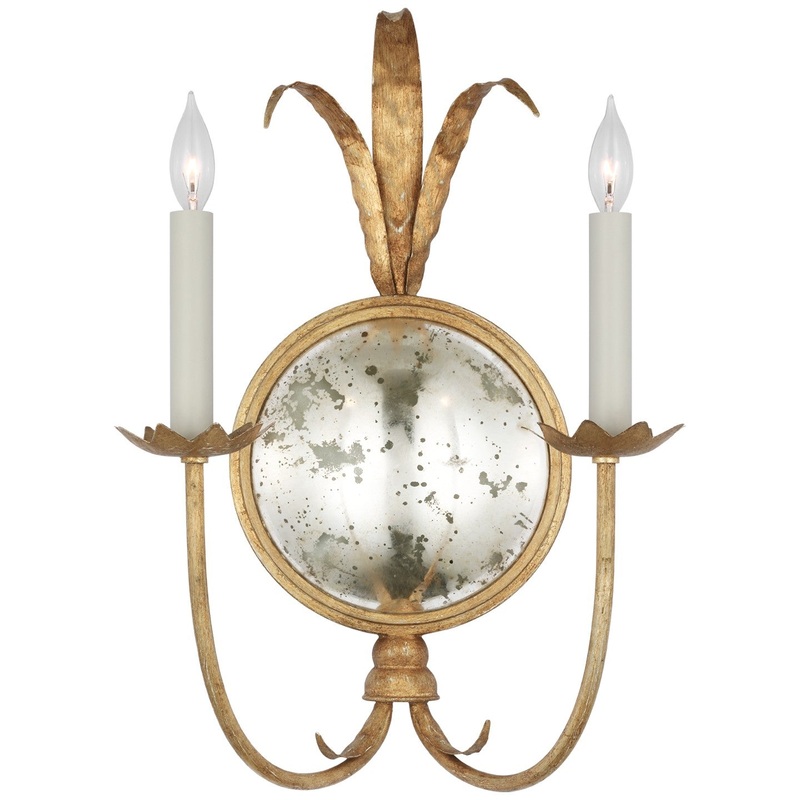 LED Wall Sconce from the Gramercy Collection in Gilded Iron Finish by Visual Comfort Signature