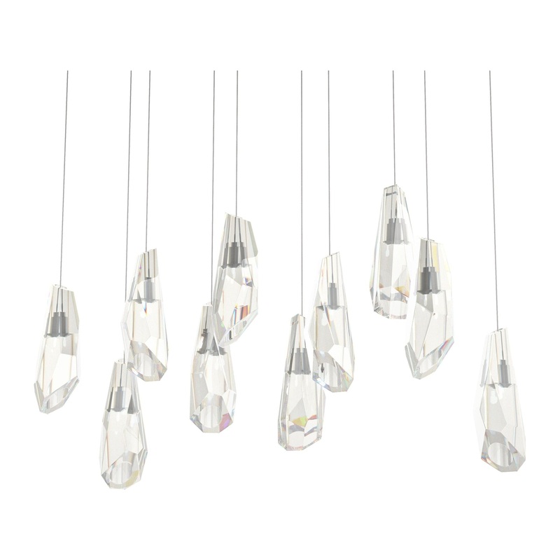 Luma 10-Light Large Crystal Pendant Bronze