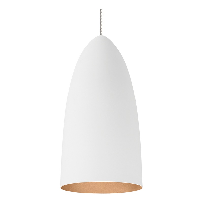 Mini Signal Pendant FreeJack Satin Nickel and Rubberized White/Copper None