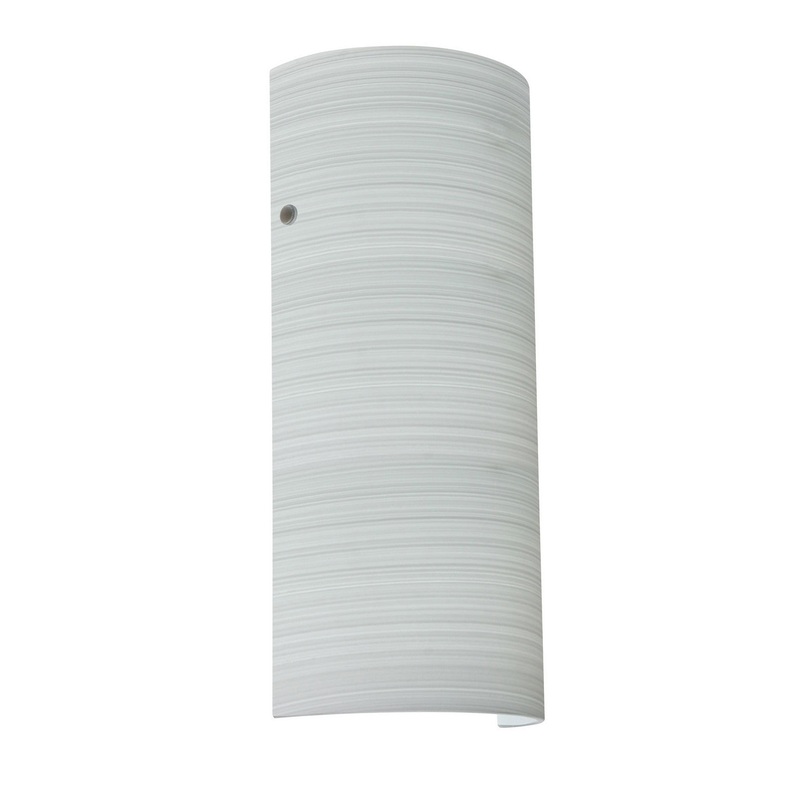 One Light Wall Sconce from the Torre Collection in Satin Nickel Finish by Besa