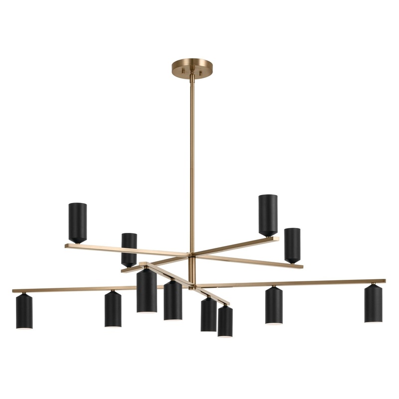 Kichler 52533CPZBK LED Chandelier, Champagne Bronze