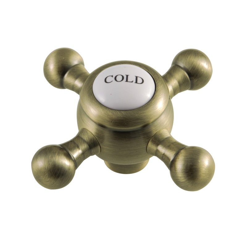 KSH4463BXC Cold Metal Cross Handle, Antique Brass