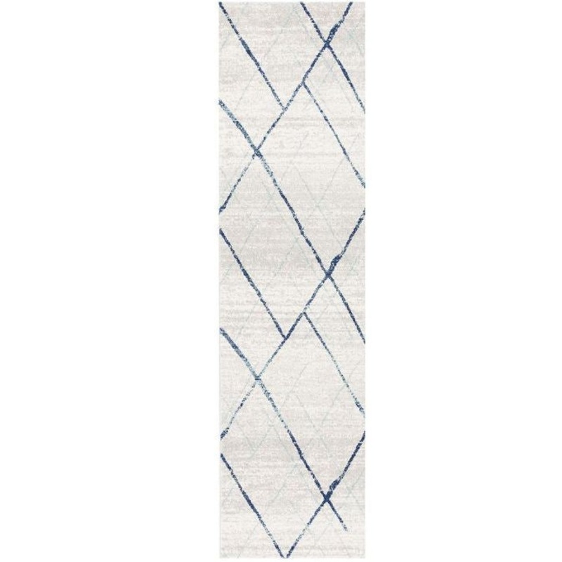 Oasis 452 Blue Runner by Rug Culture-300X80CM – RUNNER