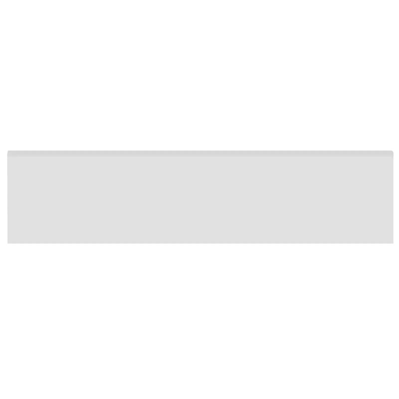 2″ x 8″ Soho Gallery Grey Matte Glazed Ceramic Bullnose 2″ x 8″
