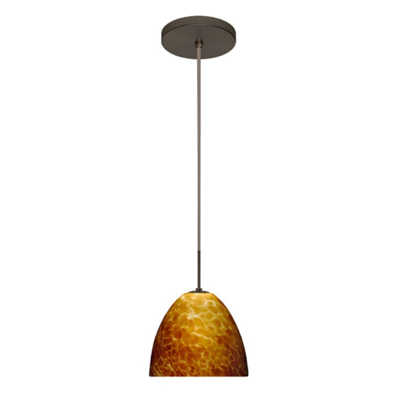 Besa 1BT-757218-BR Sasha One Light Pendant Bronze