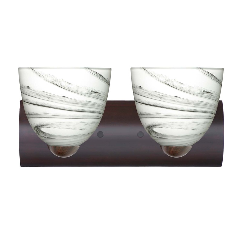 Besa 2WZ-7572MG-BR Sasha Two Light Wall Sconce Bronze (Discontinued)