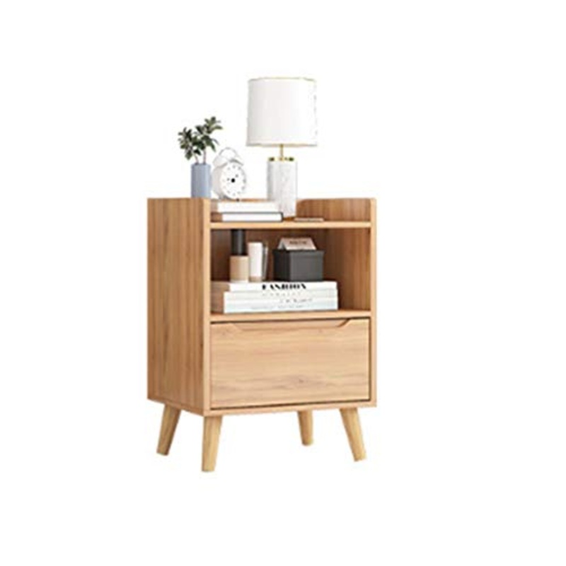 Comodino Camera da Letto in Legno massello Nordico Moderno Semplice Mini armadietto Giapponese Piccolo Appartamento ad Angolo FANJIANI
