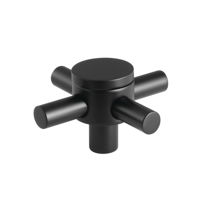 Concord KSH2950DX Metal Cross Handle, Matte Black