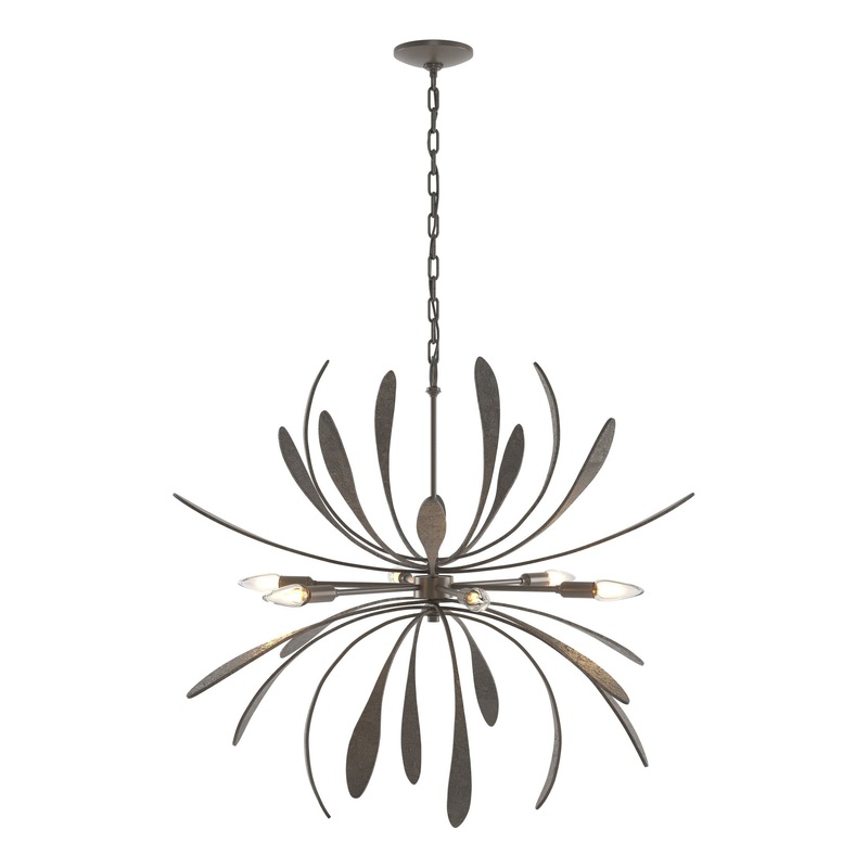 Dahlia Chandelier Dark Smoke