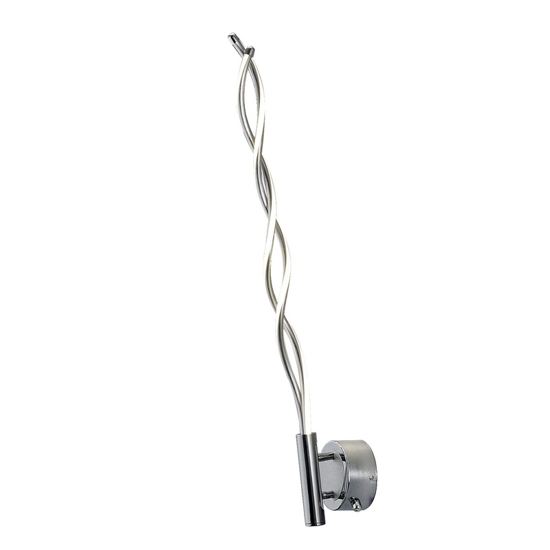 LED Wall Sconce from the Portofino Collection in Chrome Finish by Arnsberg