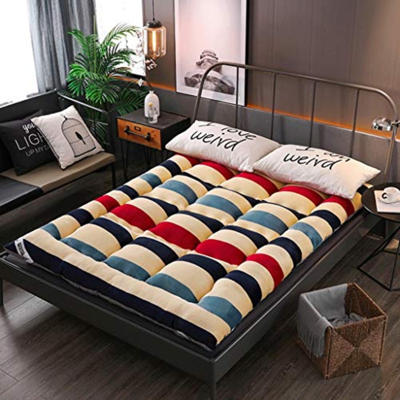 LJ Cuscino Sleeping per Studenti rispettosi dell’ambiente Materasso Tatami per Design ergonomico (Colore : 2, Dimensioni : 150x200cm)