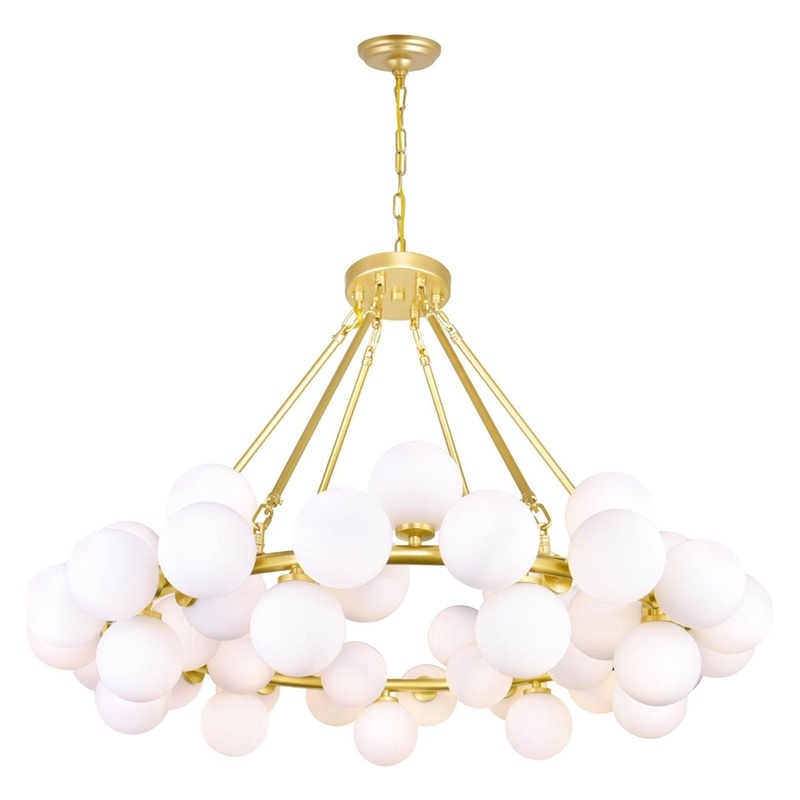 Arya Chandelier Satin Gold