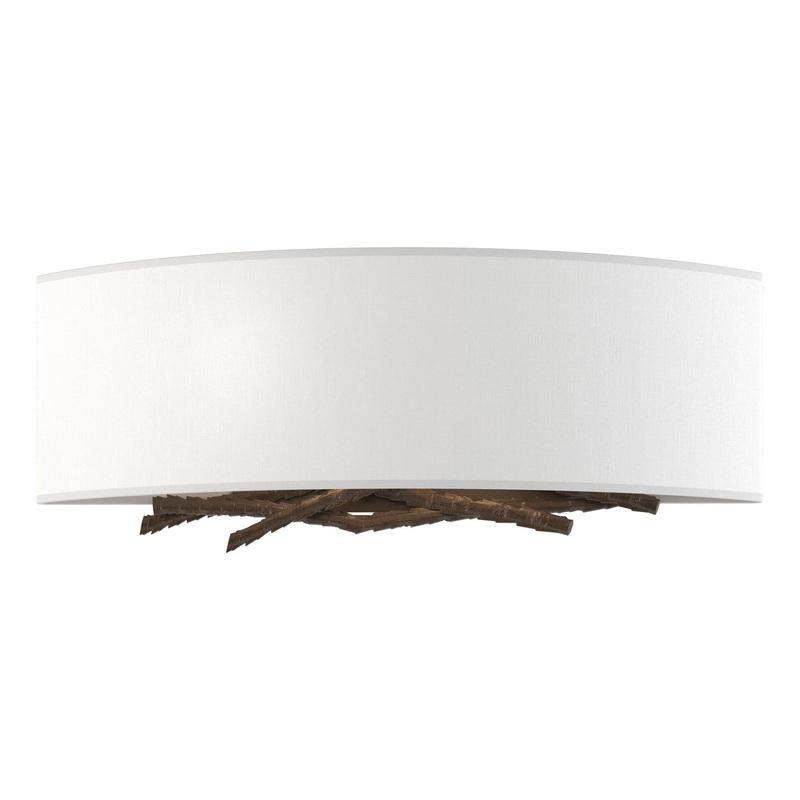 Brindille Sconce Bronze Natural Anna Shade (SF)