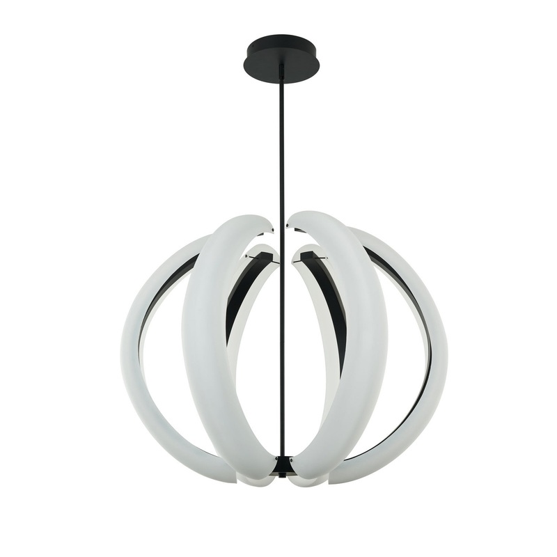 Craftmade 58891-FB-LED Unwind LED Pendant Flat Black