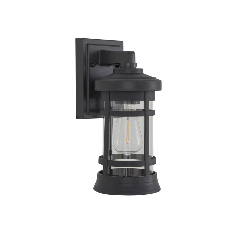 Craftmade ZA2304-TB-C Resilience Lanterns One Light Outdoor Lantern Textured Black