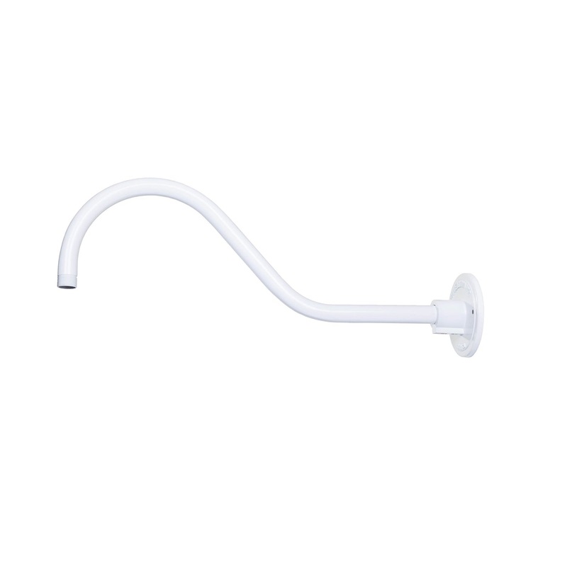 Goose Neck from the R Series Collection in White Finish by Millennium