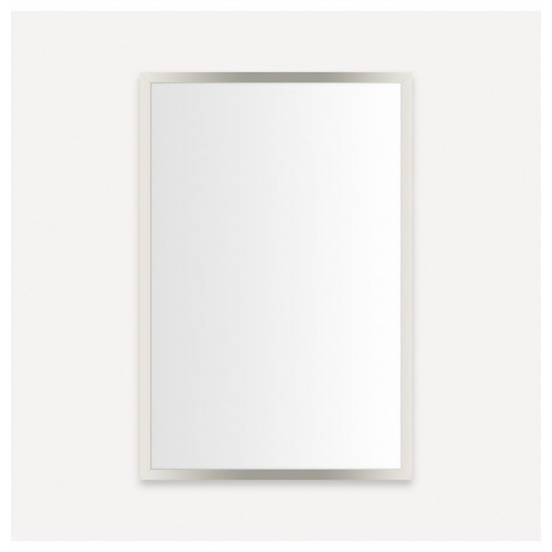 Medicine Cabinet Profiles 20W x 30H x 6D Inch 1 Doors Mirror Polished Nickel Flat Top Reversible Non-Electric