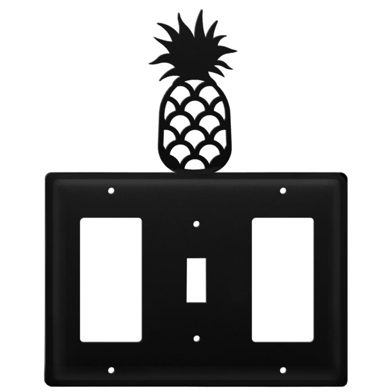 Village Wrought Iron EGSG-44 Triple Pineapple Single GFI Switch and GFI Cover CUSTOM Product