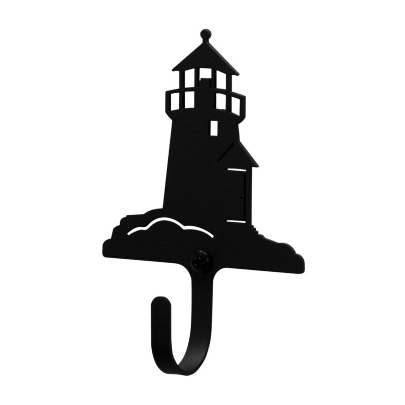 Village Wrought Iron WH-10-XS Lighthouse Wall Hook Extra Small
