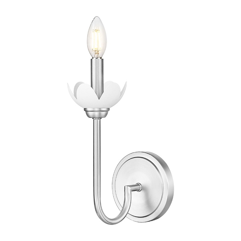 Allistair 1-Light Wall Sconce Brushed Nickel