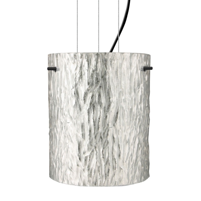 Besa 1KG-4006SS-BK Besa Tamburo 8 Cable Pendant One Light Pendant Black