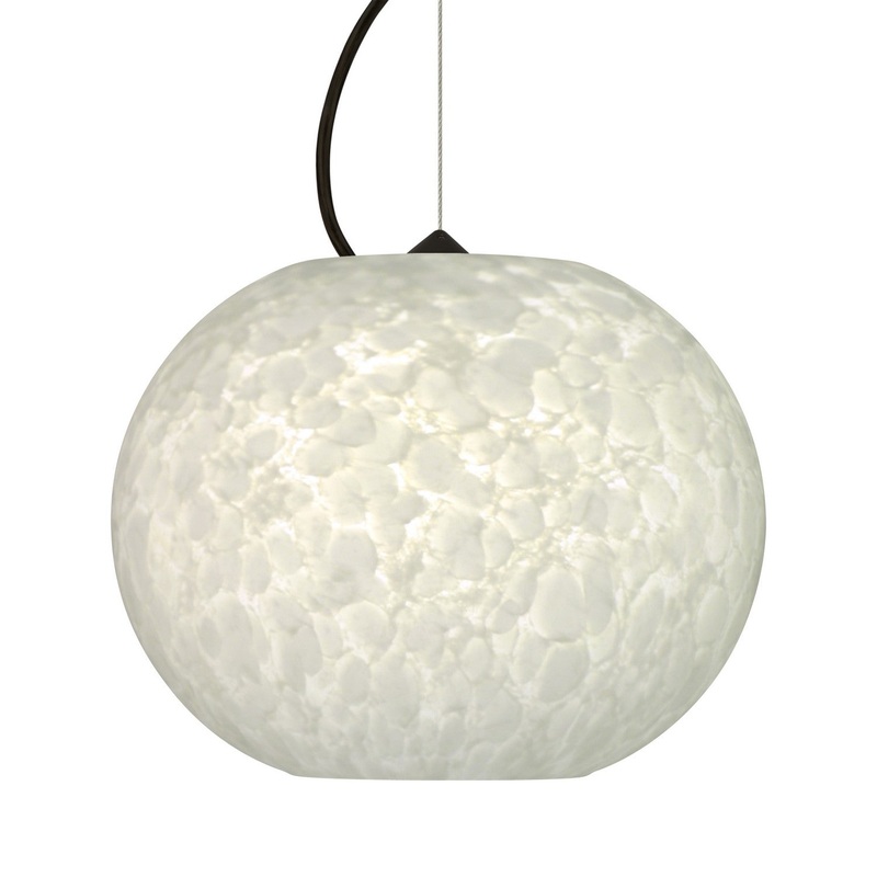 Besa 1KX-477619-BK Besa Luna Cable Pendant One Light Pendant Black