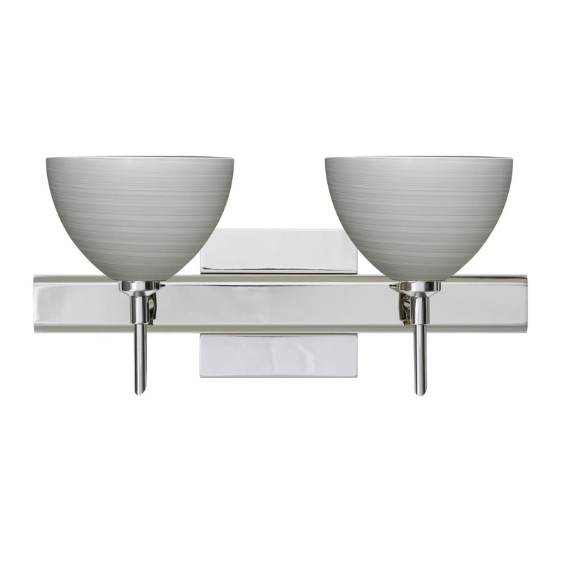 Besa 2SW-4679TN-CR-SQ Brella Two Light Wall Sconce Chrome (Discontinued)