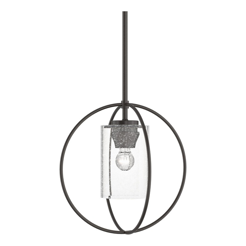 Rhythm Mini Pendant Oil Rubbed Bronze Seeded Clear Glass (II)