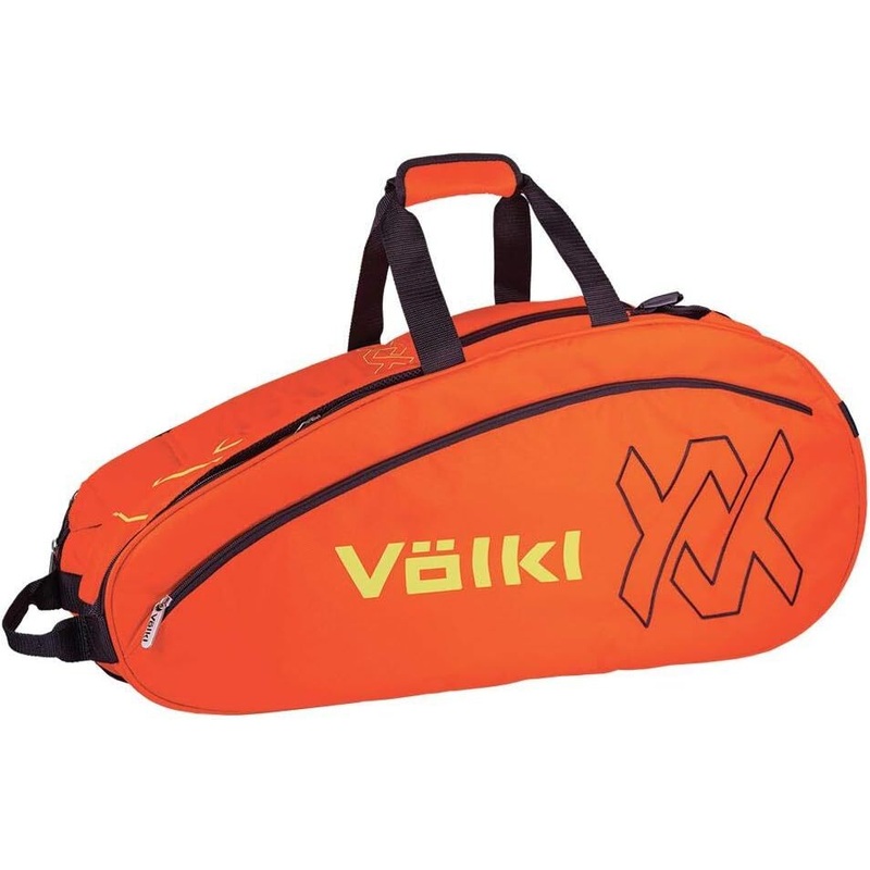 Volkl Team Tennis Racquet Bag for 6 Rackets – Lava/Neon Yellow Combi V79102