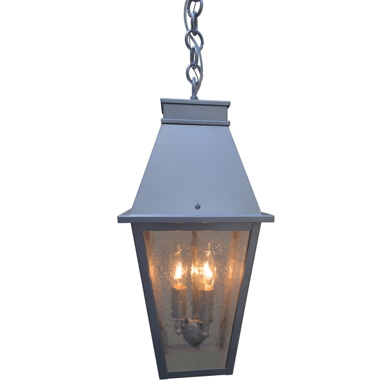 Arroyo CRH-8CS-P Croydon Three Light Pendant Pewter