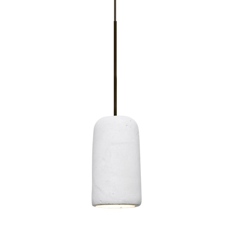 Besa 1XT-GLIDEWH-LED-BR Glide One Light Pendant Bronze