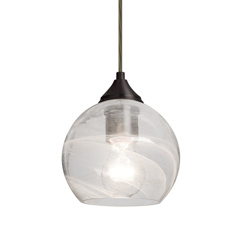 Besa J-JILLYCL-BR Jilly One Light Pendant Bronze