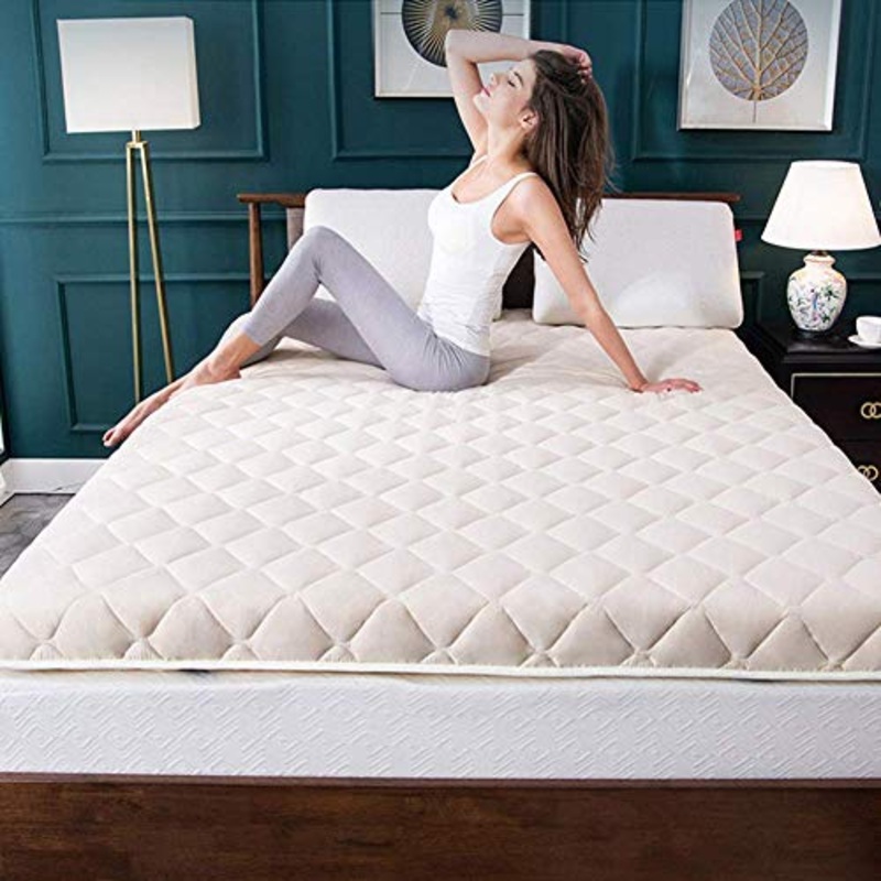 Floor Mattress Futon Mattress,Breathable Fold Futon,Thick Mattress,Double Japanese Sleeping Pad,Soft Futon Floor Mattress,Foldable Roll Up Floor Mattress/Blue / 120x190cm