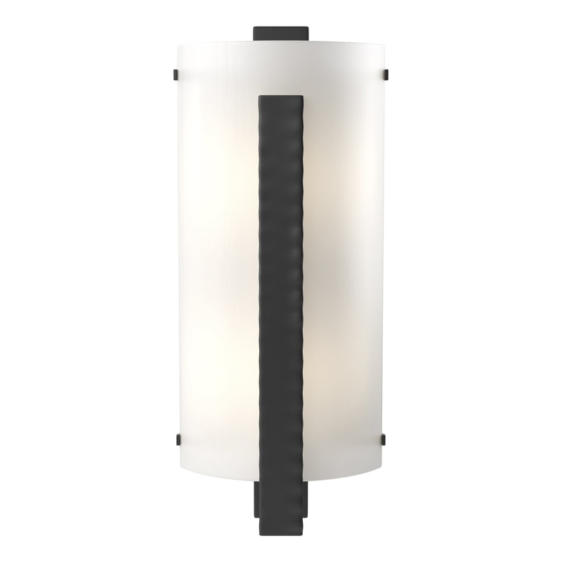 Forged Vertical Bar Sconce Black