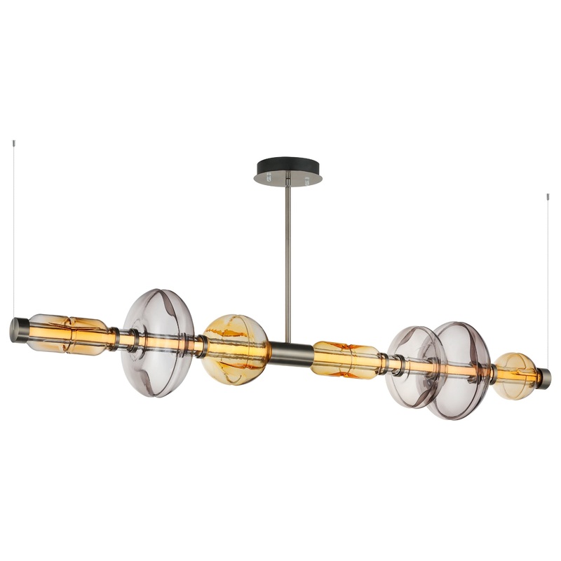 Gusto LED Horizontal Pendant Gunmetal