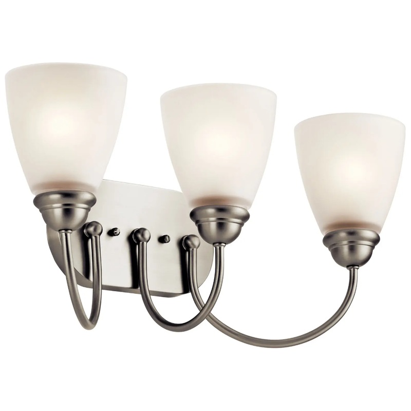 Jolie 20.25″ 3-Light Vanity Light Brushed Nickel None