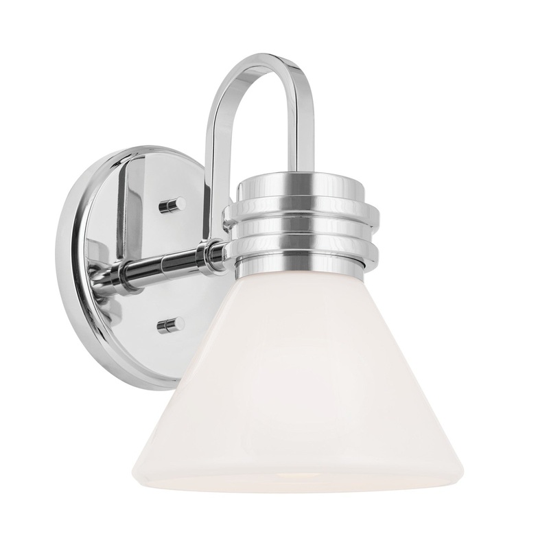 Kichler 55153CH One Light Wall Sconce, Chrome