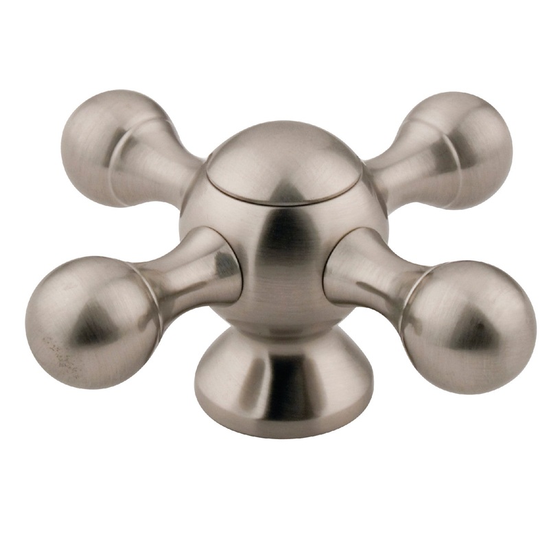 KSH2498KX Metal Cross Handle, Brushed Nickel