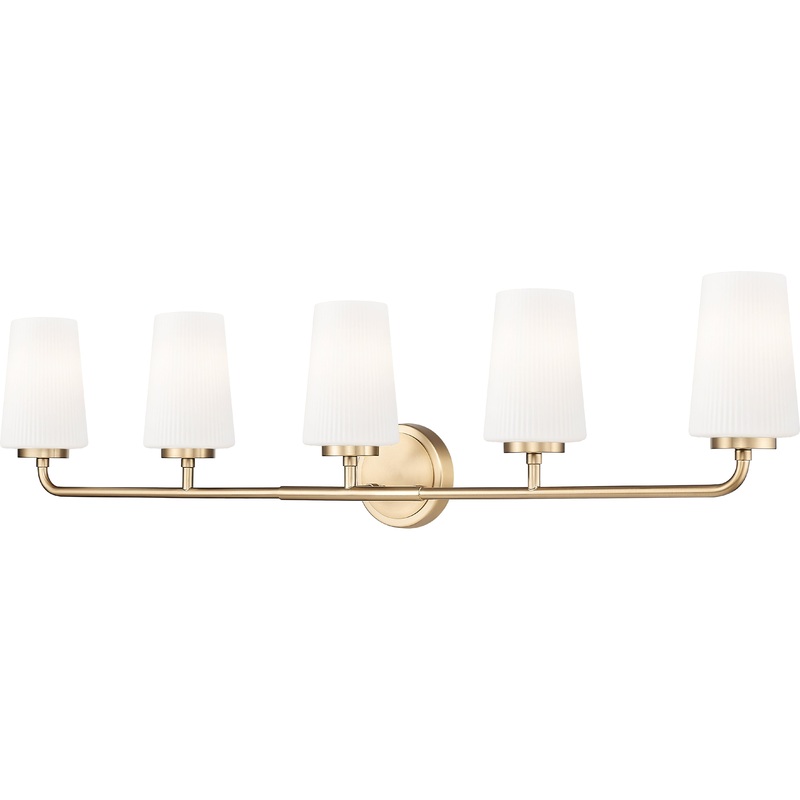 Montford 5-Light Vanity Modern Gold