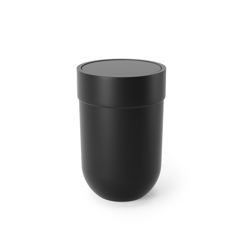 Touch Trash Can with Lid 1.6 Gallon (6L) Black
